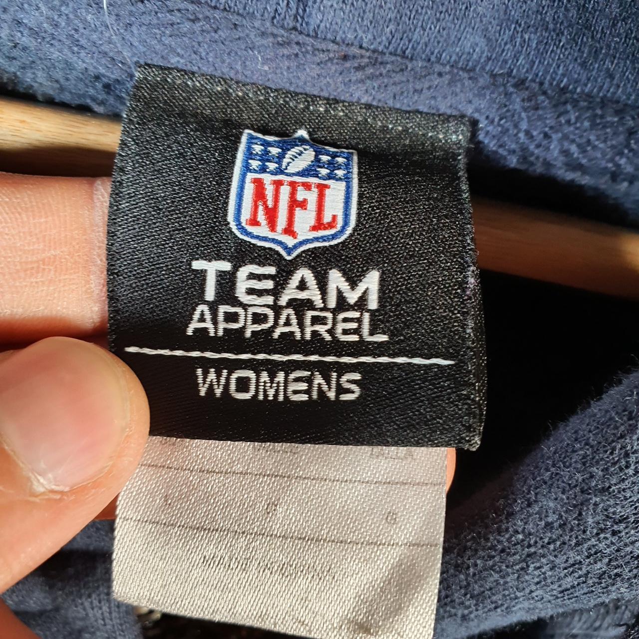 Vintage NFL Dallas Cowboys 2014 Hoodie Womens L Navy Full Zip USA Pro Sport