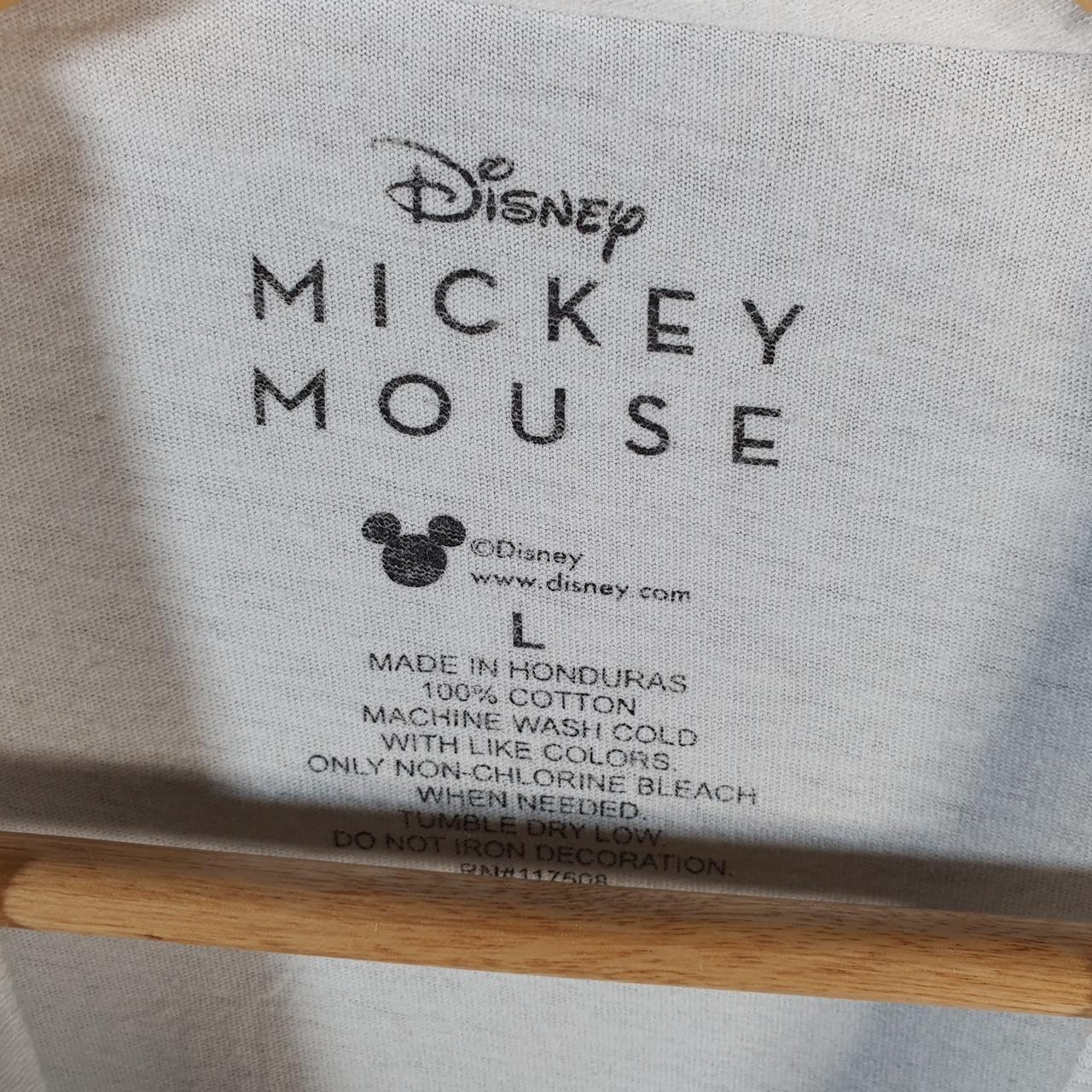 Vintage Disney Land Mickey Mouse T Shirt Men’s Large White Logo Graphic Cartoon