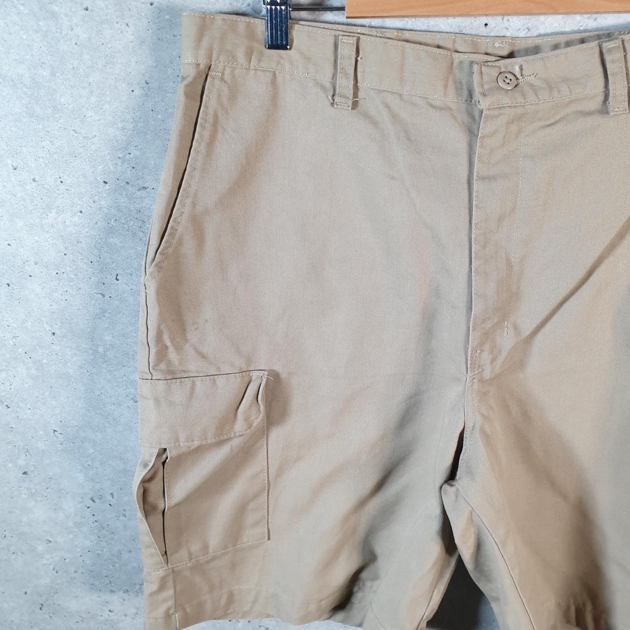 Vintage Red Kap Chino Shorts Jorts Cargo Men’s W38 Brown Baggy Cotton
