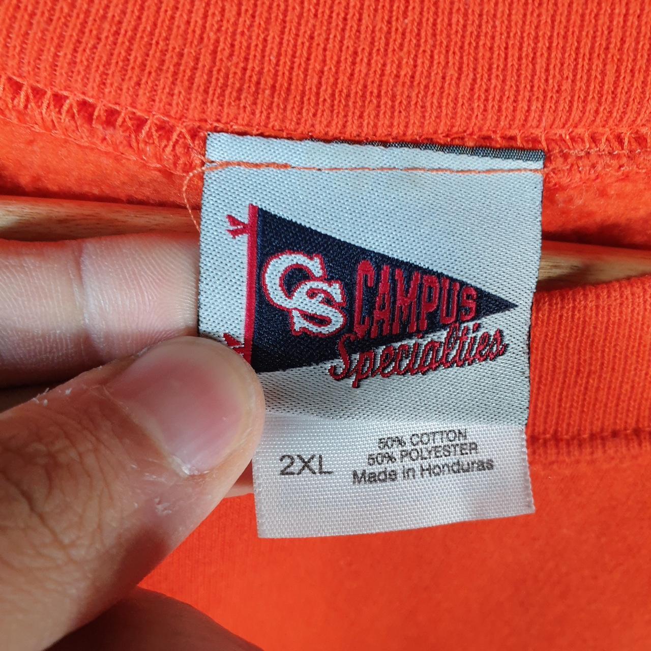 Campus Specialiues Savannah State Sweatshirt Mens 2XL Orange Pullover USA