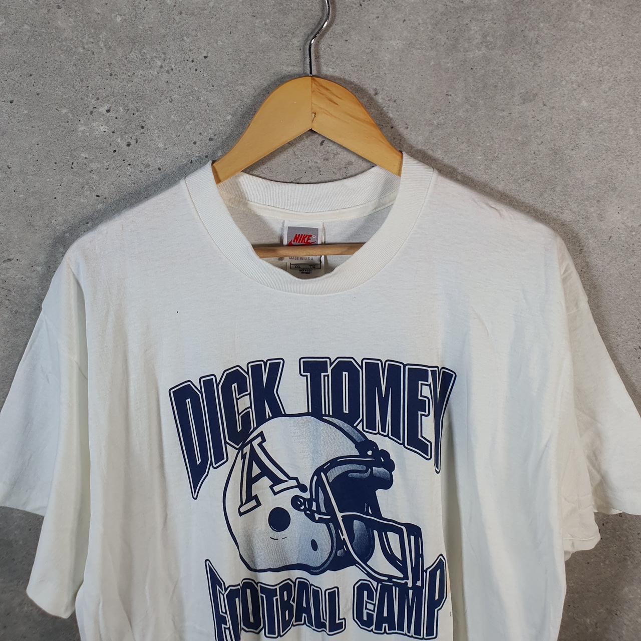 Vintage Nike Football 90s USA Spellout Single Stitch T Shirt Men’s 2XL White Big Fish Vintage