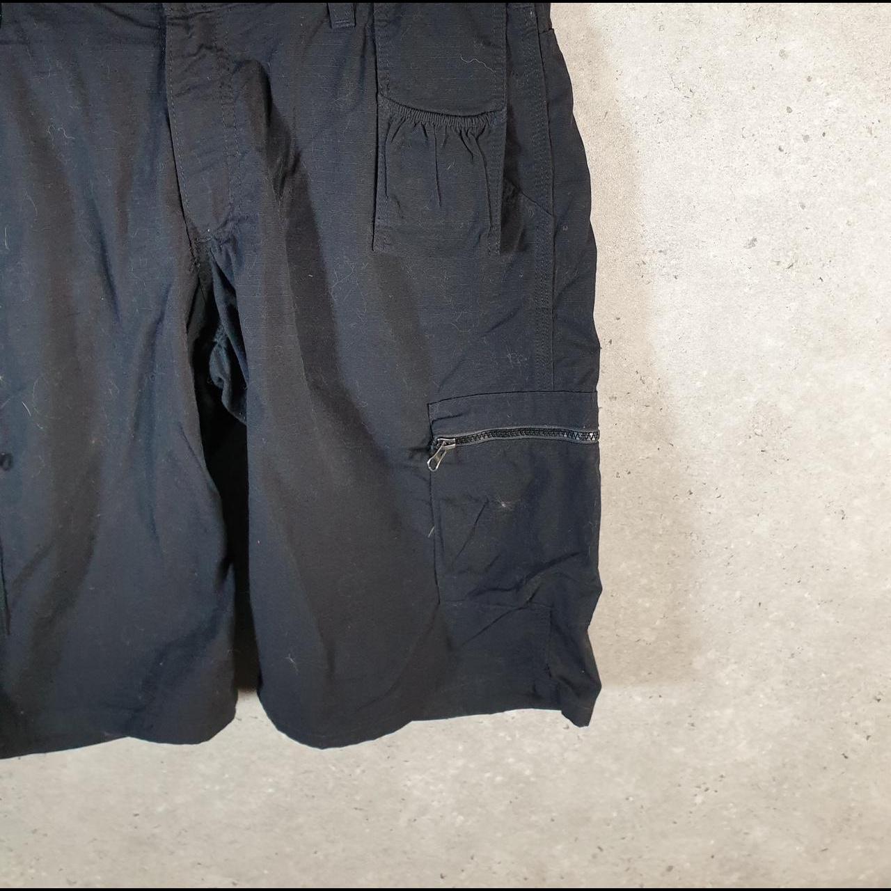 Vintage Carhartt Baggy Carpenter Shorts Jorts Cargo Womens W36 Black Relaxed Fit Workwear