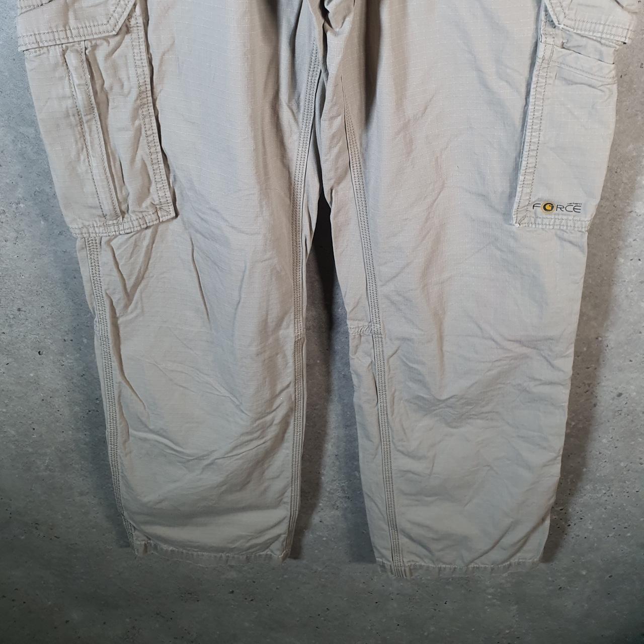 Vintage Carhartt Carpenter Trousers Mens W34 L32 Brown Relaxed Fit Workwear
