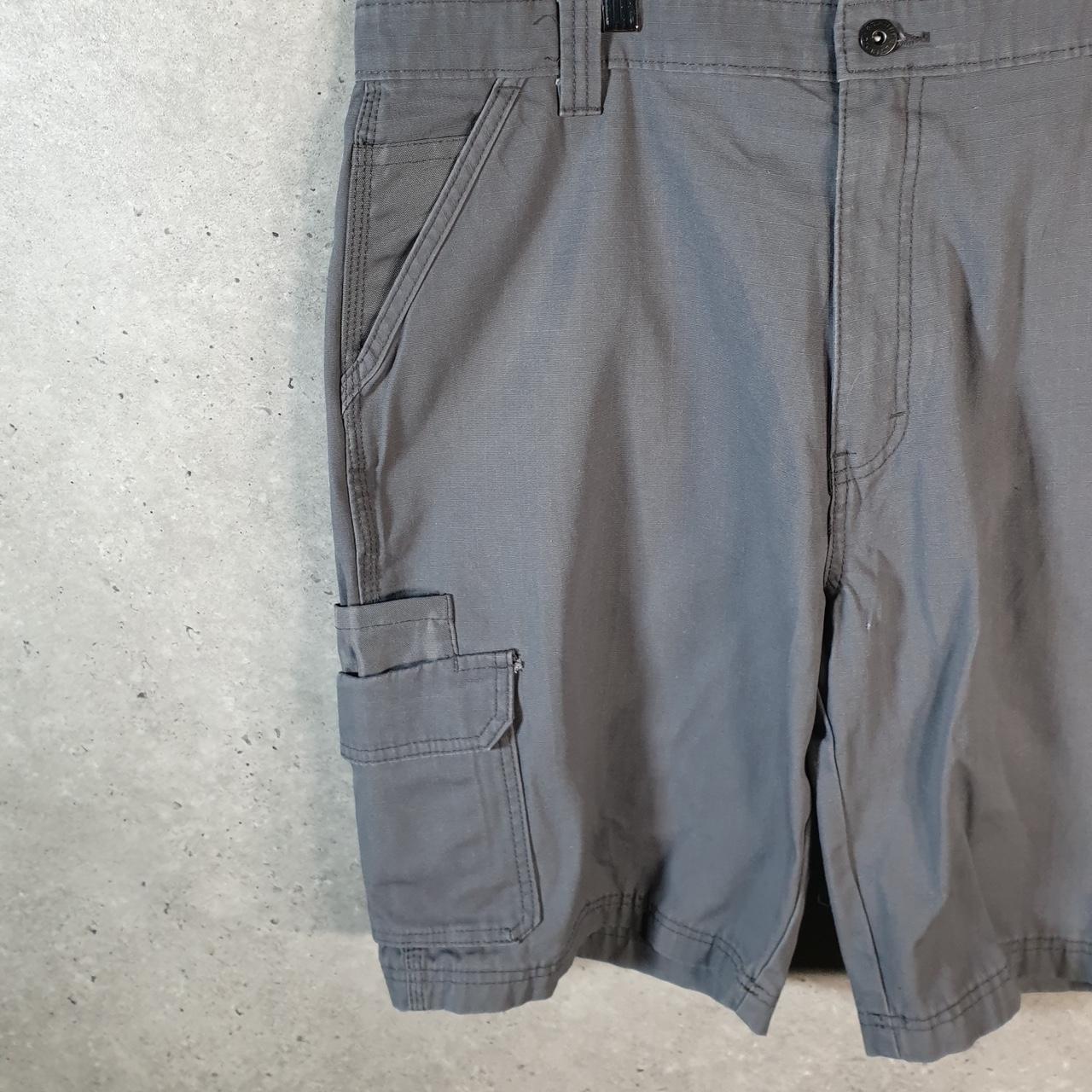 Vintage Dickies Baggy Chino Shorts Jorts Cargo Mens W38 Grey Relaxed Fit