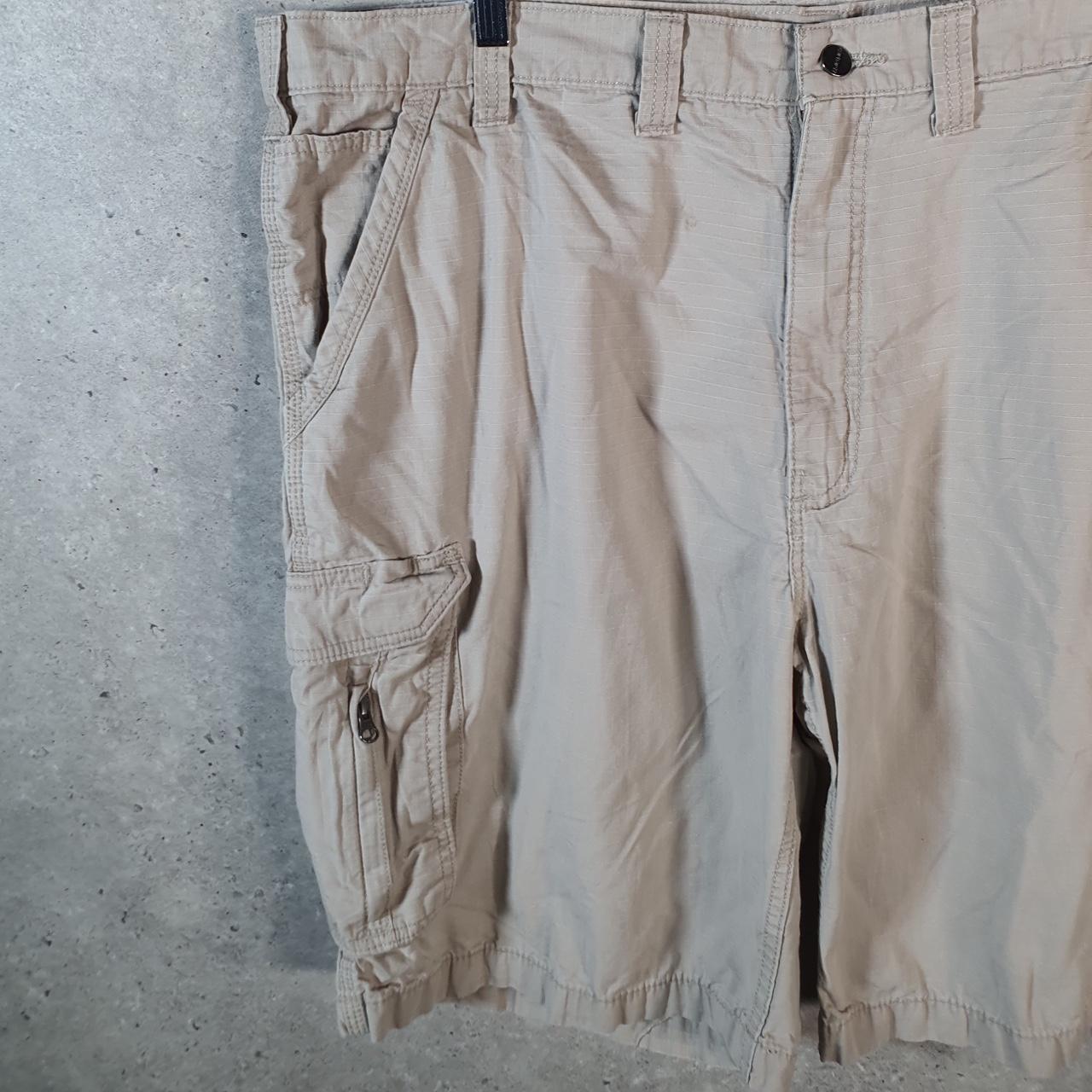 Vintage Carhartt Baggy Carpenter Shorts Jorts Cargo Men’s W44 Brown Relaxed Fit Workwear Big Fish Vintage