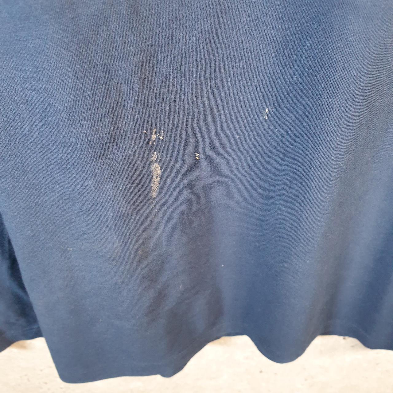 Vintage Guess Spellout Graphic T Shirt Men’s Large Navy Blue Casual Sports Logo Athletic