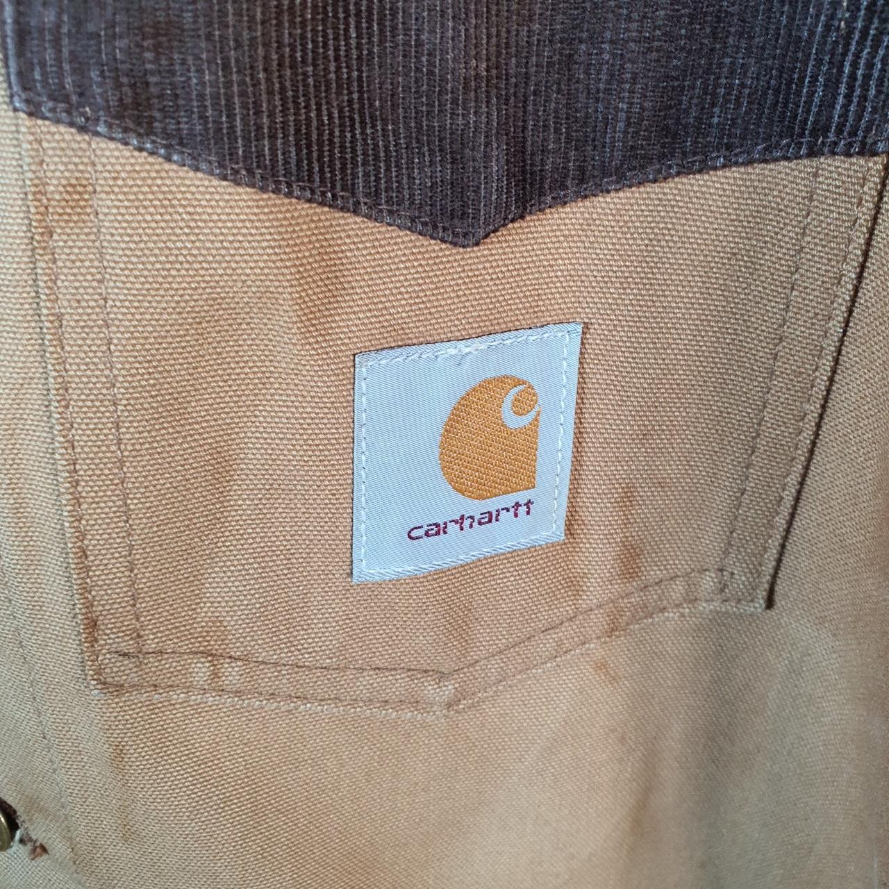 Vintage Carhartt Barn Chore Jacket Men’s Large Brown Workwear Canvas USA G2113