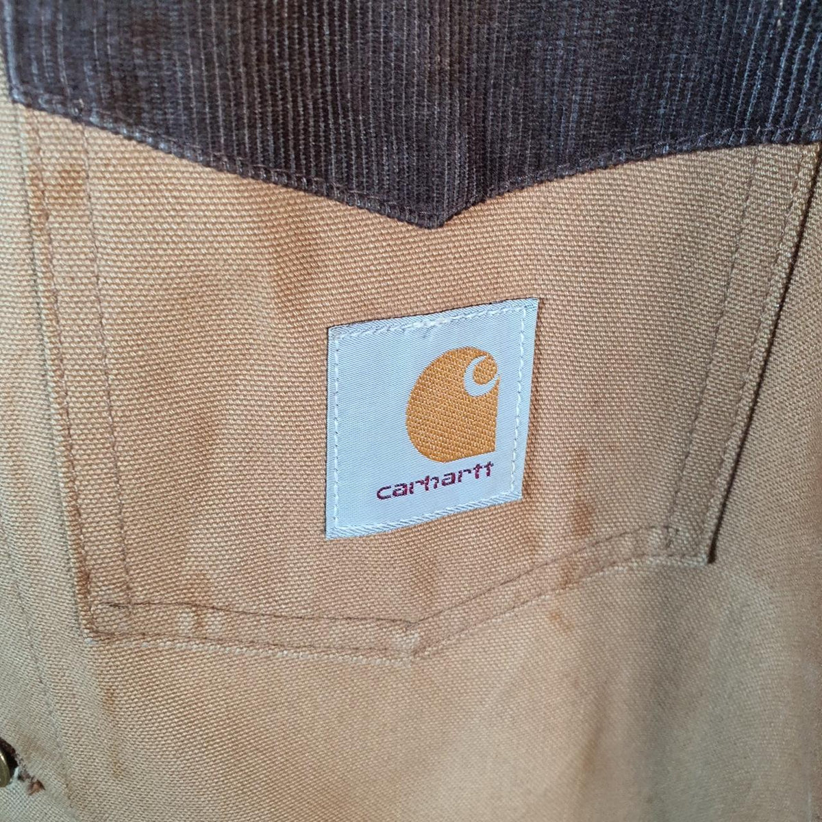 Vintage Carhartt Barn Chore Jacket Men’s Large Brown Workwear Canvas USA G2113