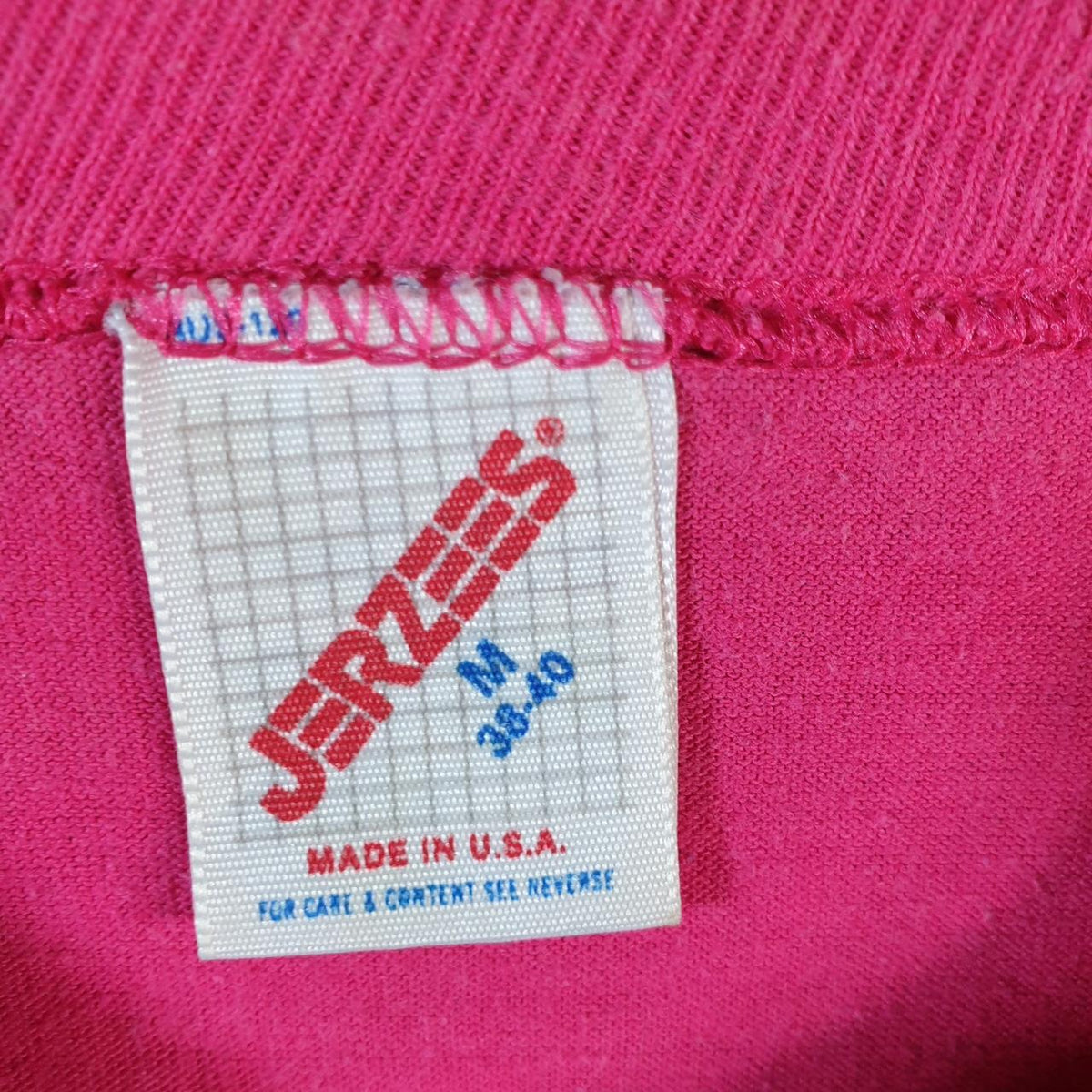 Vintage Jerzees Iris Tennessee Flowers 90s USA Single Stitch T Shirt Men’s Small Pink C8015