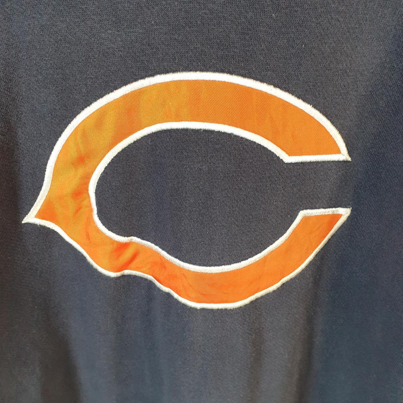Vintage NFL Chicago Bears Hoodie Youth Large Navy Blue Pullover Pro Sport USA