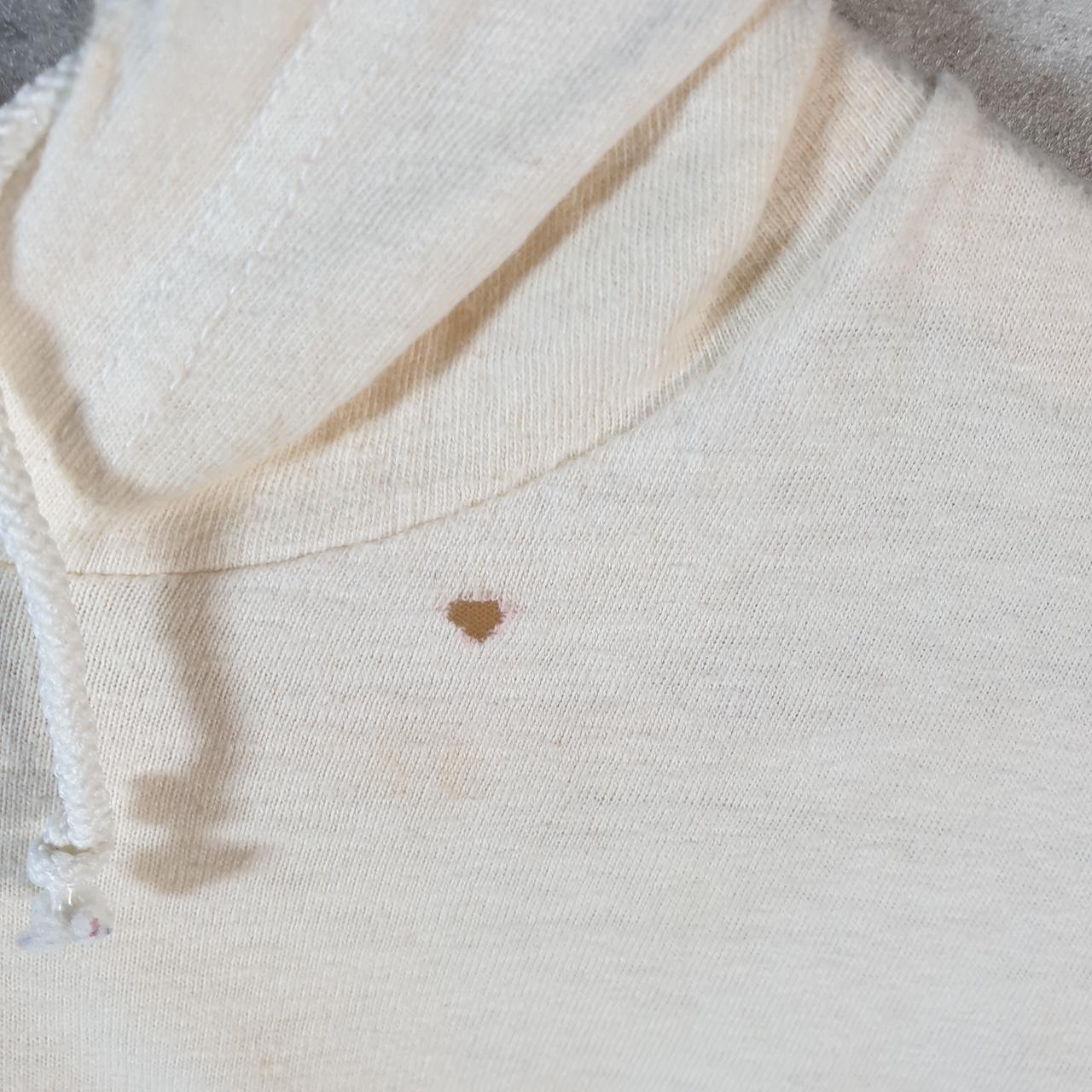 Vintage Champion James Maddison University Hooodie 90s USA Single Stitch T Shirt Womens Medium White