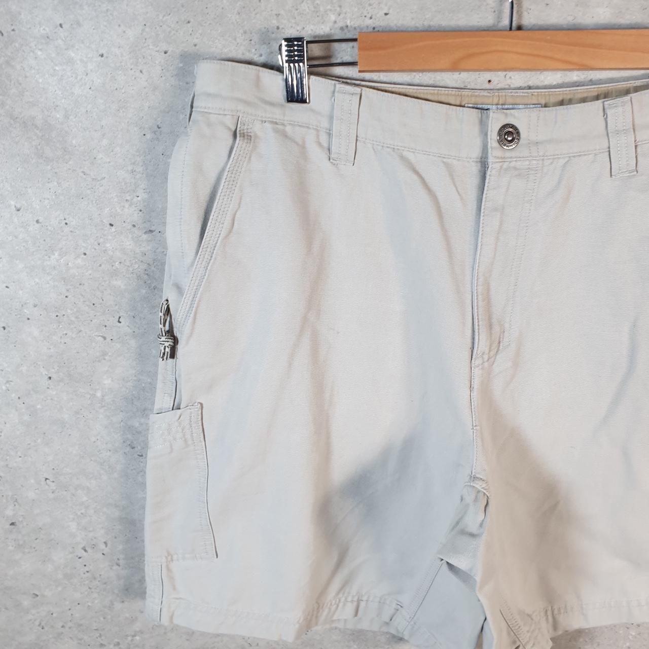 Vintage Columbia Performance Fishing Gear Shorts Men’s W36 Beige Athletic Hiking