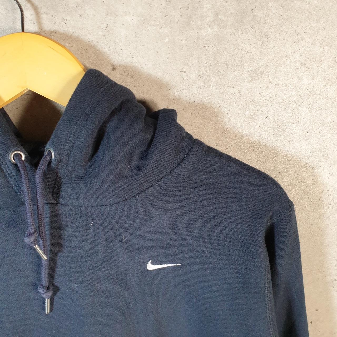 Vintage Nike Stars Embroidered Hoodie Men’s XL Black Swoosh Y2K Pullover