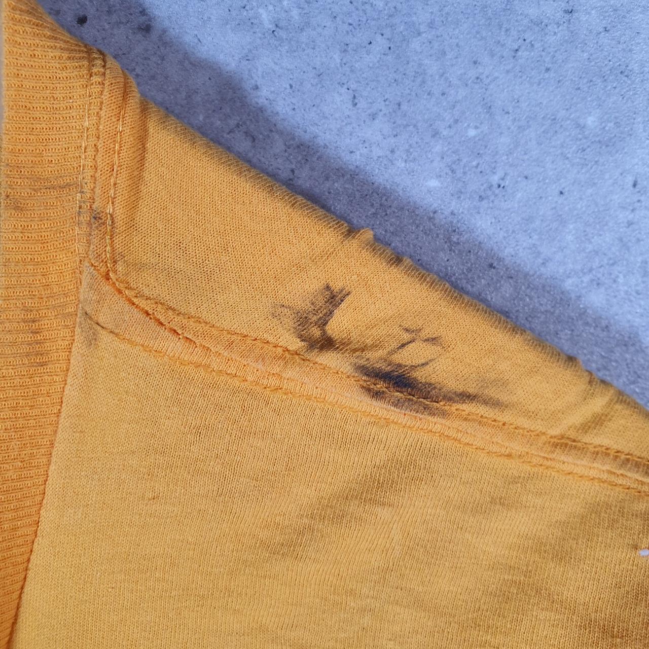 Vintage Disney Land Mickey Mouse T Shirt Men’s Large Orange Logo Graphic Cartoon