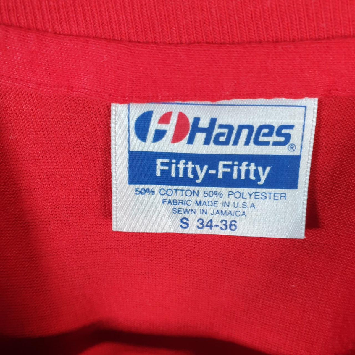 Vintage Hanes Minnesota Seasons Graphic 90s USA Single Stitch T Shirt Men’s Small Red C9555