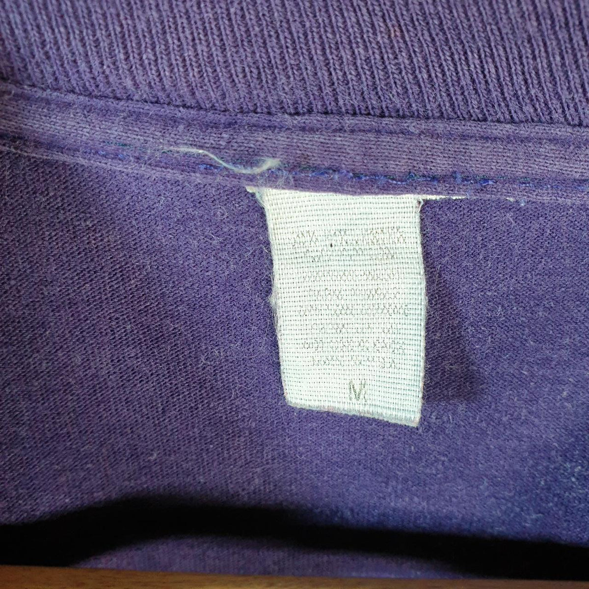Vintage Sea Shells Beach Graphic USA 90s Single Stitch T Shirt Men’s XS Purple C8784