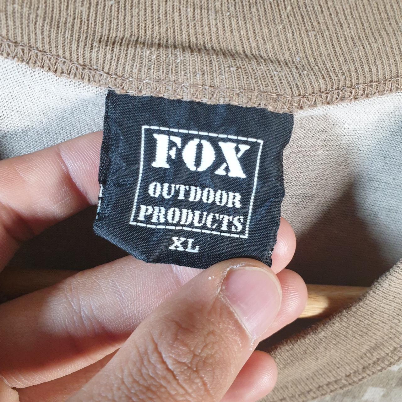 Vintage Fox RealTree Army 90s USA Graphic Single Stitch T Shirt Men’s XL Green