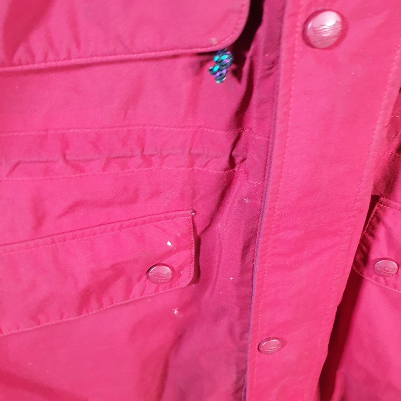 Vintage L.L. Bean Outdoors Nylon Jacket Mens XL Pink Full Zip Waterproof