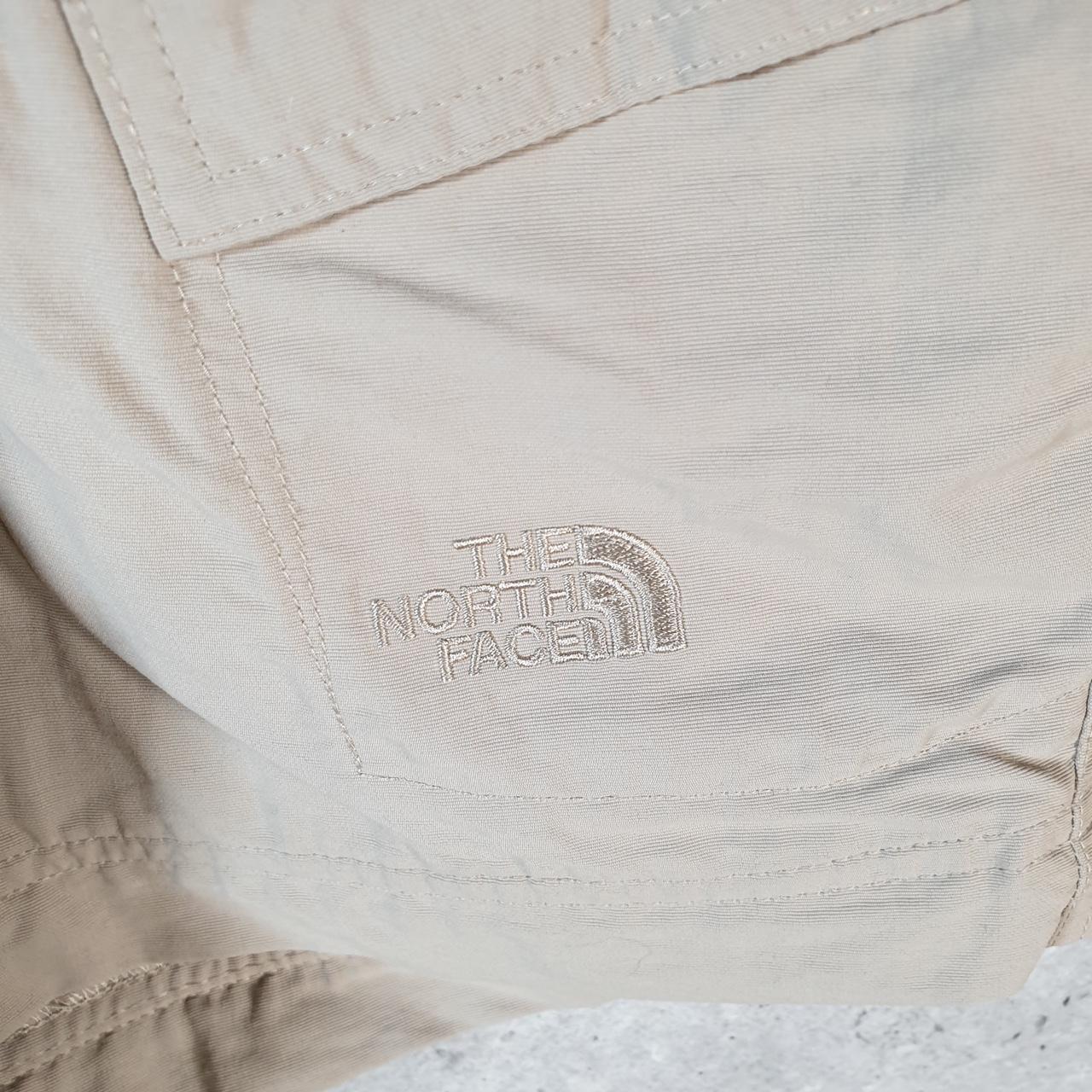 Vintage The North Face TNF Shorts Jorts Chino Cargo Womens UK8 Beige Baggy Cotton