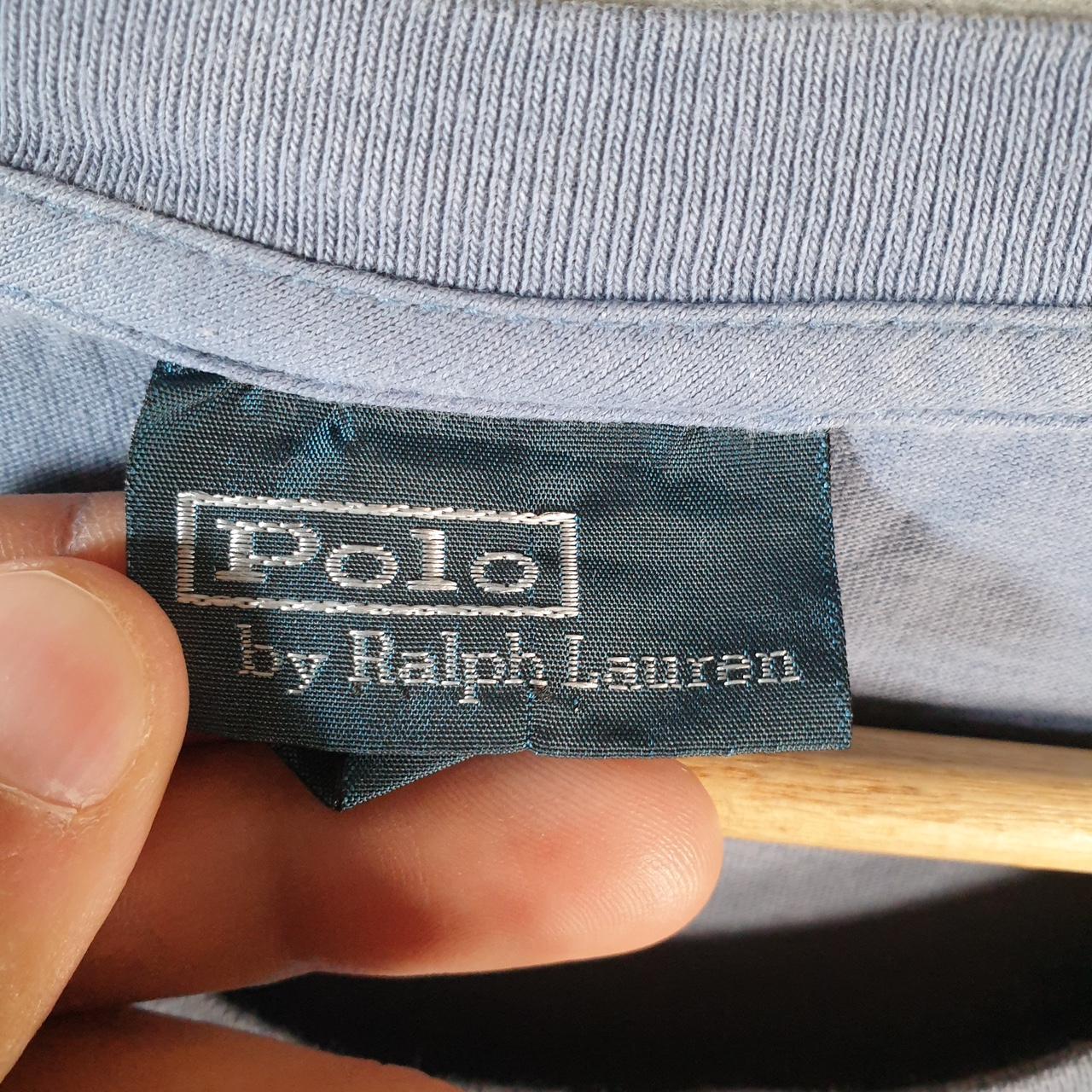 Vintage Ralph Lauren Polo T Shirt Men’s Large Blue Embroidered Classic Fit Pony C8607