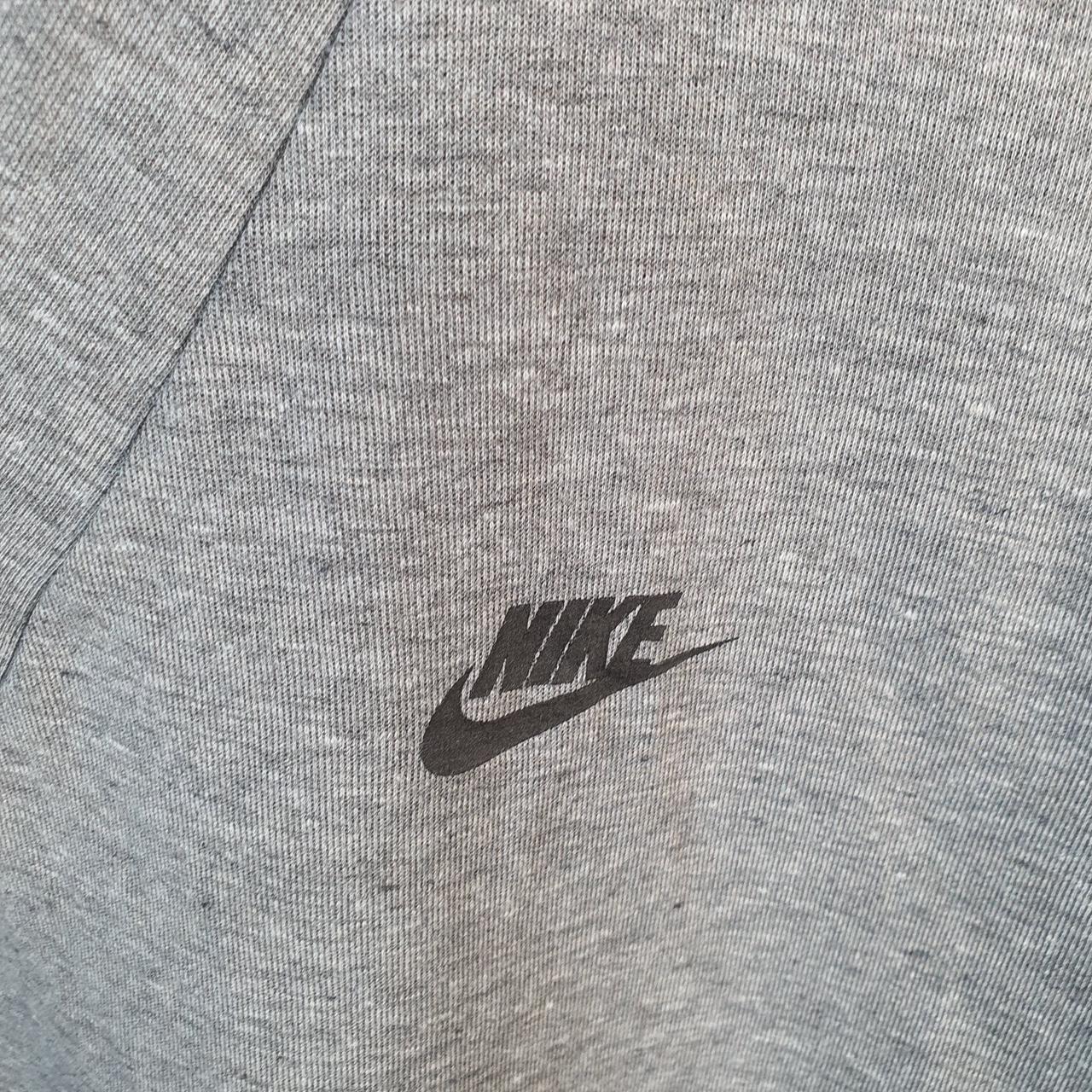 Vintage Nike Club Spellout Hoodie Men’s Medium Grey Swoosh Y2K Pullover