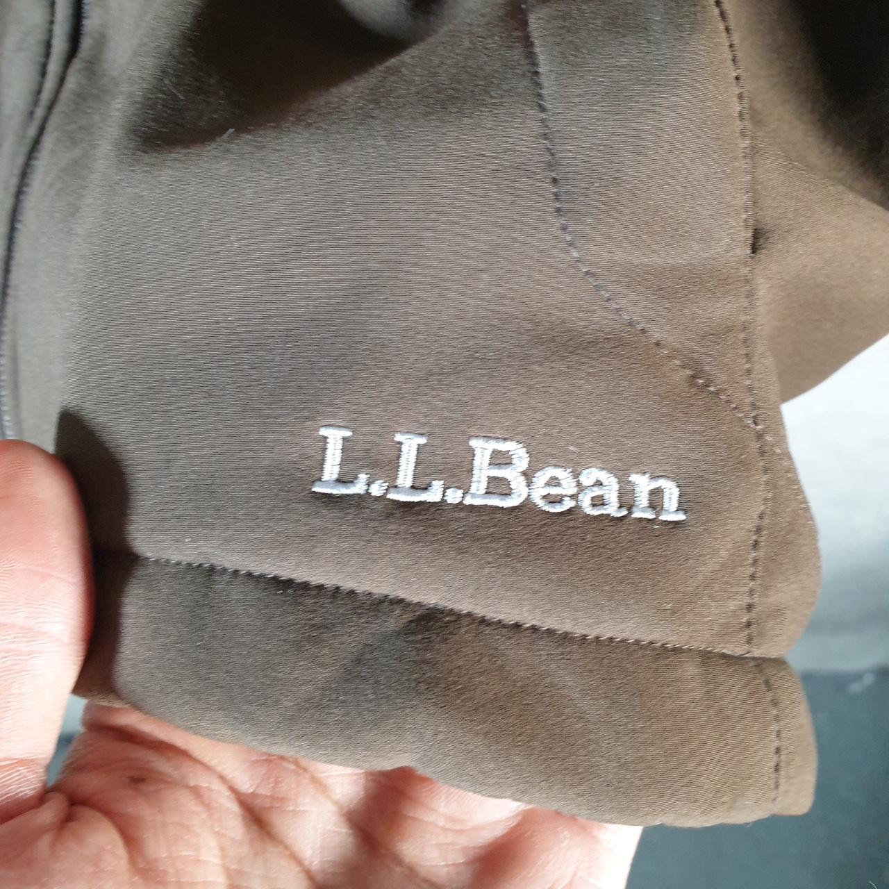Vintage L.L. Bean USA Outdoors Nylon Jacket Mens XL Brown Waterproof