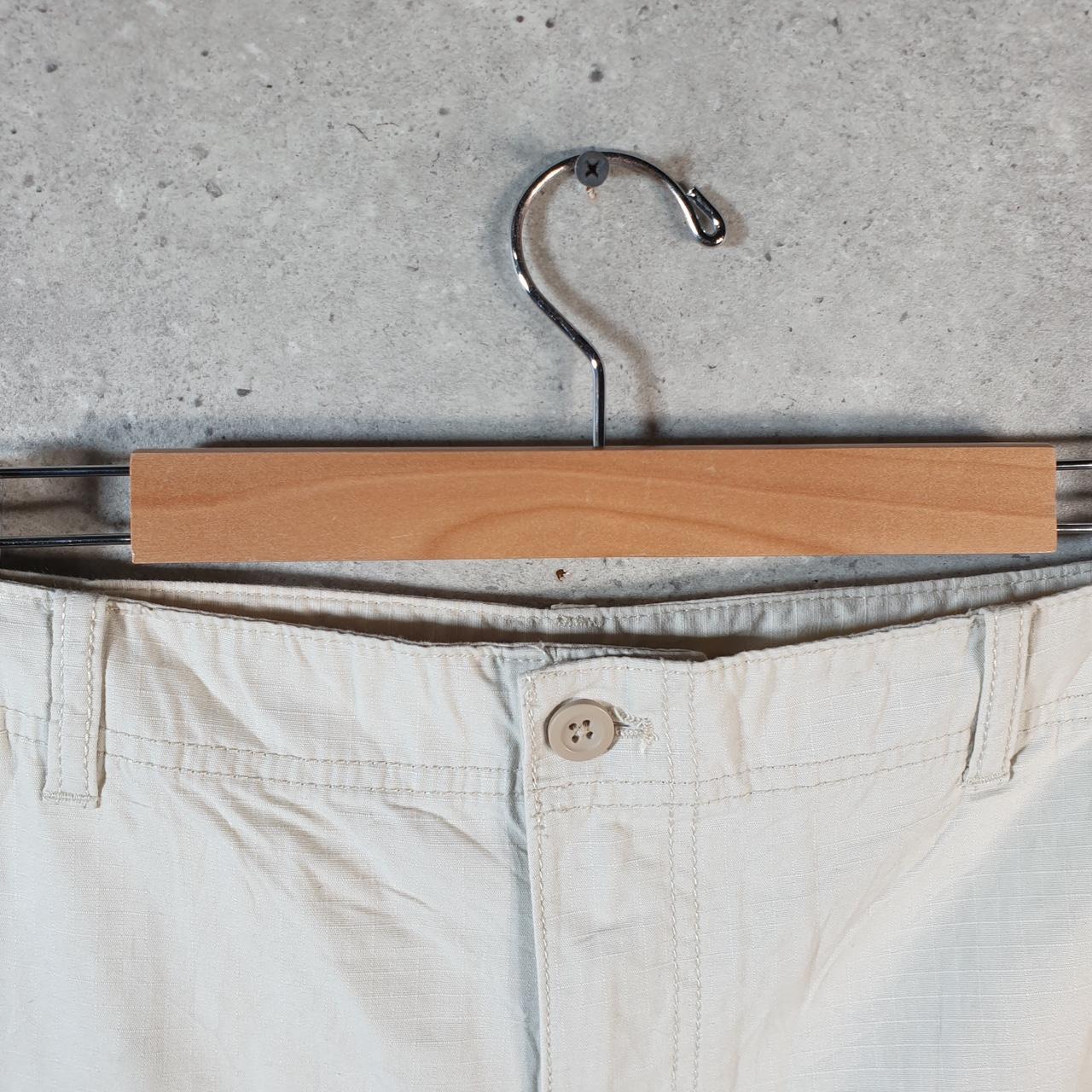 Vintage Izod Golf Chino Shorts Jorts Cargo Men’s W36 Beige Baggy Cotton