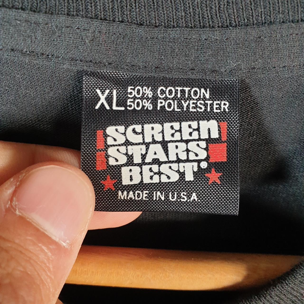 Vintage Screen Stars Charles Krug Napa Valley 90s USA Single Stitch T Shirt Men’s XL Black C8008