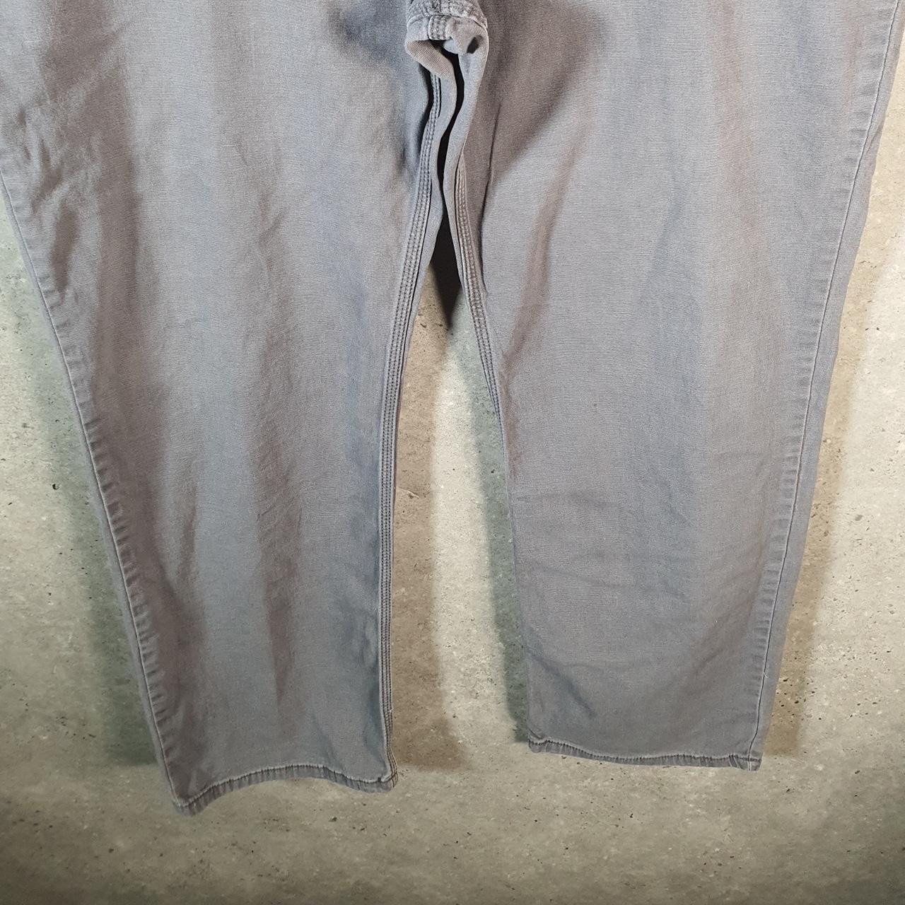 Vintage Carhartt Carpenter Trousers Mens W44 L32 Grey Relaxed Fit Workwear USA