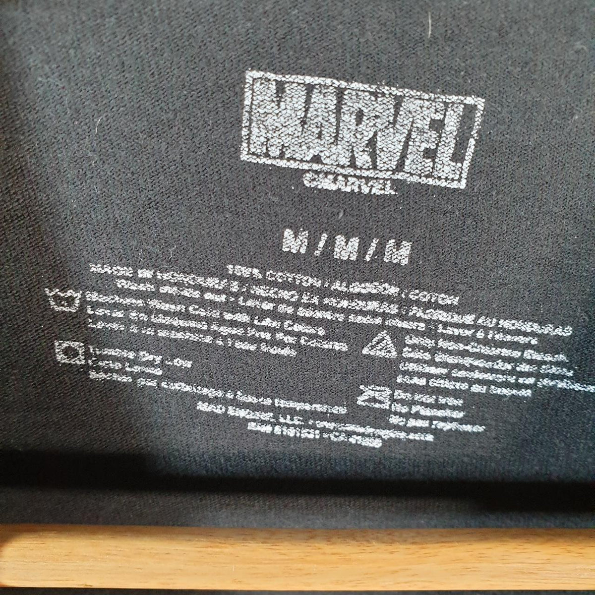 Vintage Marvel Loki Trouble Maker T Shirt Shirt Men’s Medium Black Logo Graphic Spellout C9591