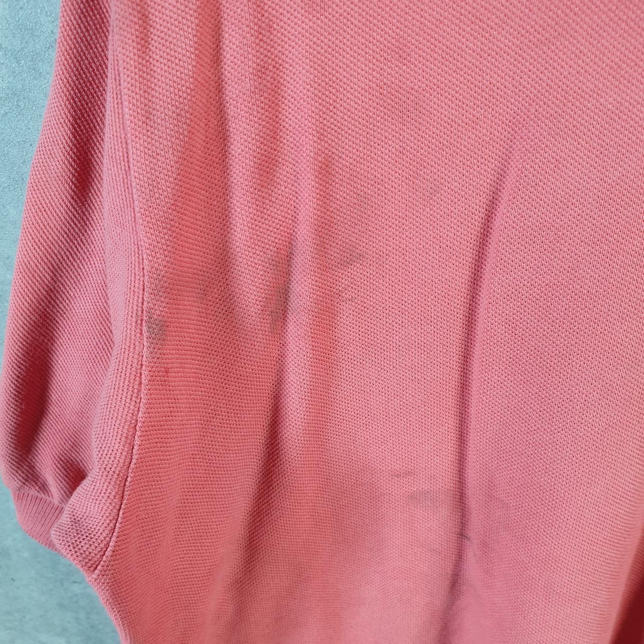 Vintage Ralph Lauren Polo Shirt Womens XL Pink Cropped Fit Embroidered Pony