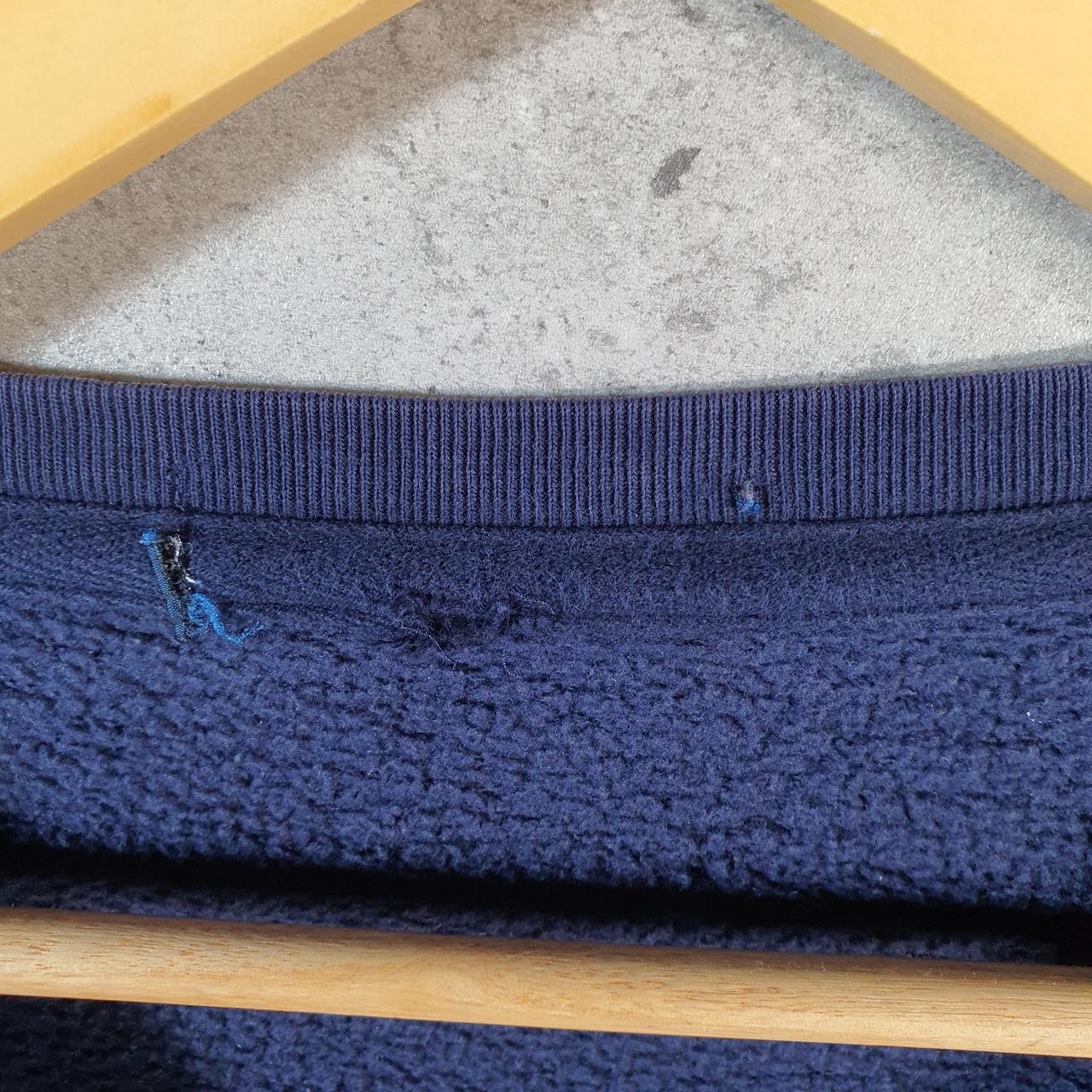 Vintage Ralph Lauren Polo Sweatshirt Men’s XL Navy Blue Boxy Baggy Cotton Pullover Pony