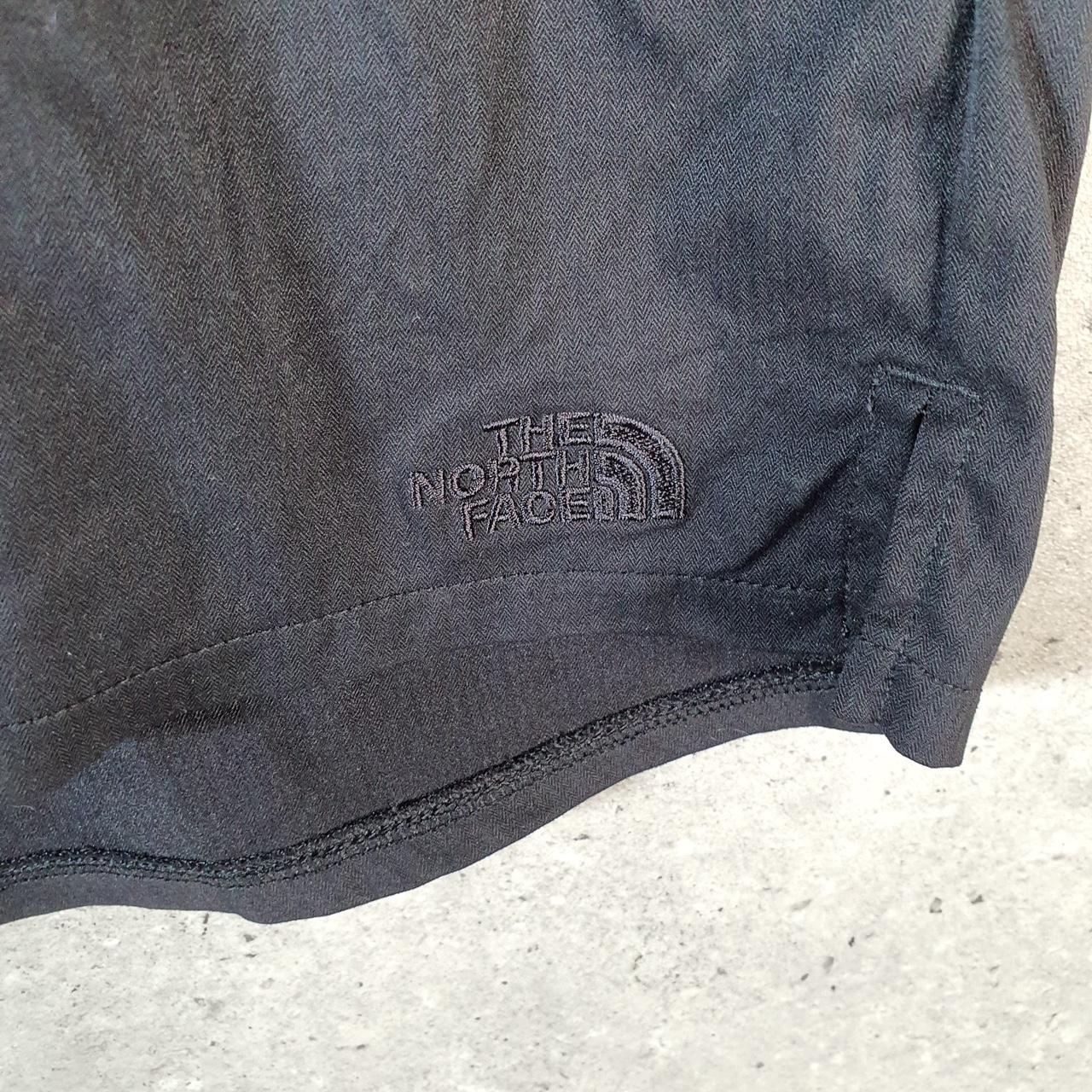 Vintage The North Face TNF Shorts Jorts Chino Cargo Womens Large Black Baggy Cotton