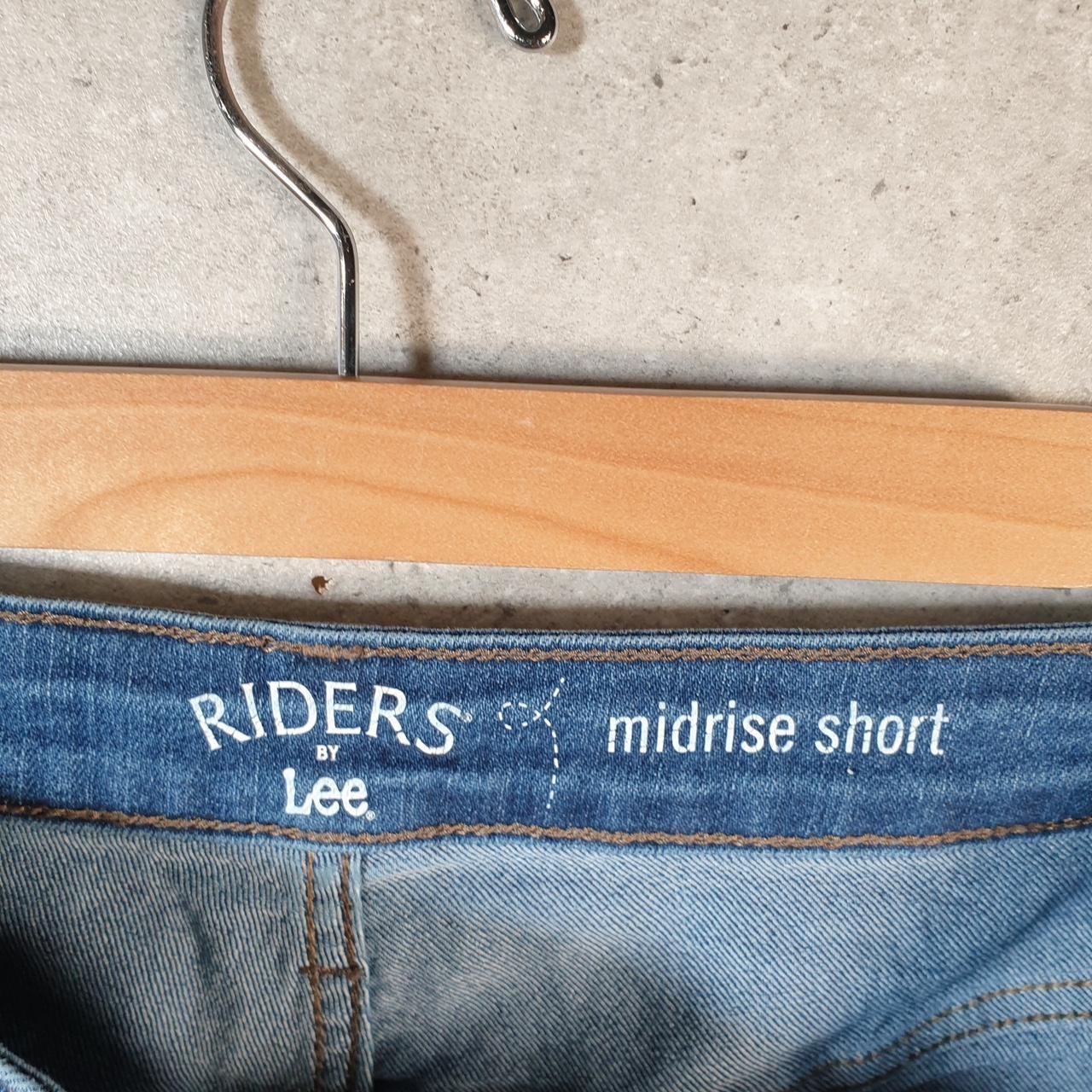 Vintage Lee Baggy Shorts Jorts Cargo Womens W36 Blue Denim Relaxed Cargo