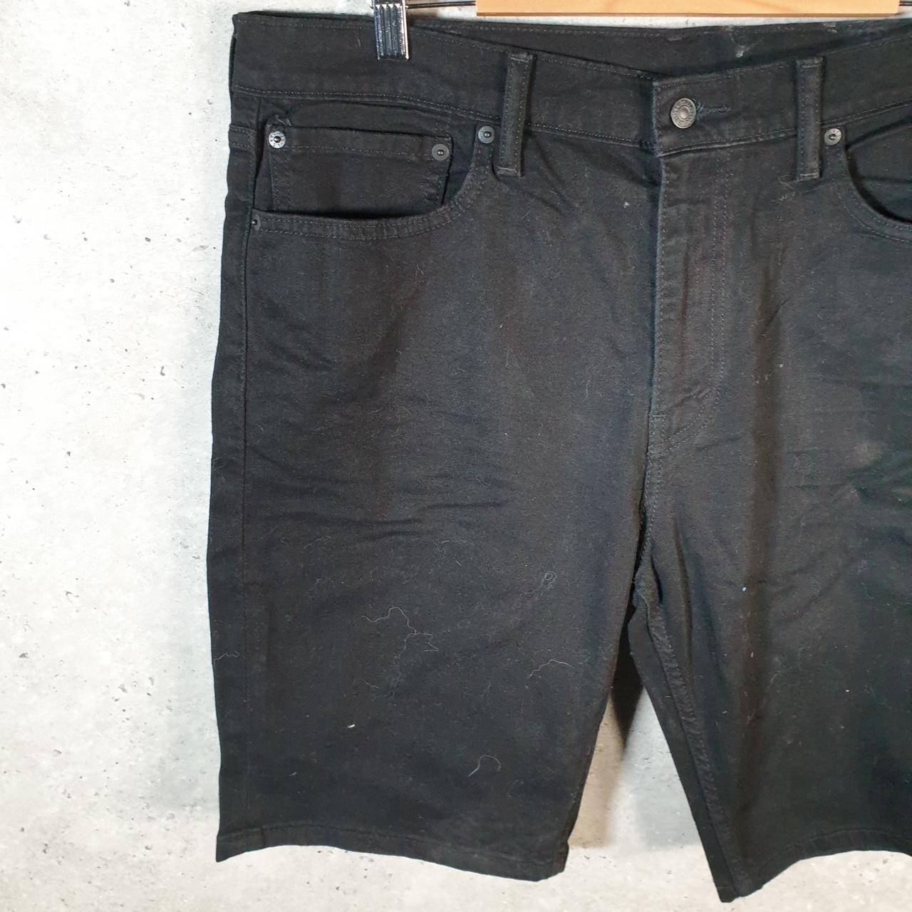 Vintage Levi’s 511 Baggy Shorts Jorts Cargo Men’s W38 Black Relaxed Denim