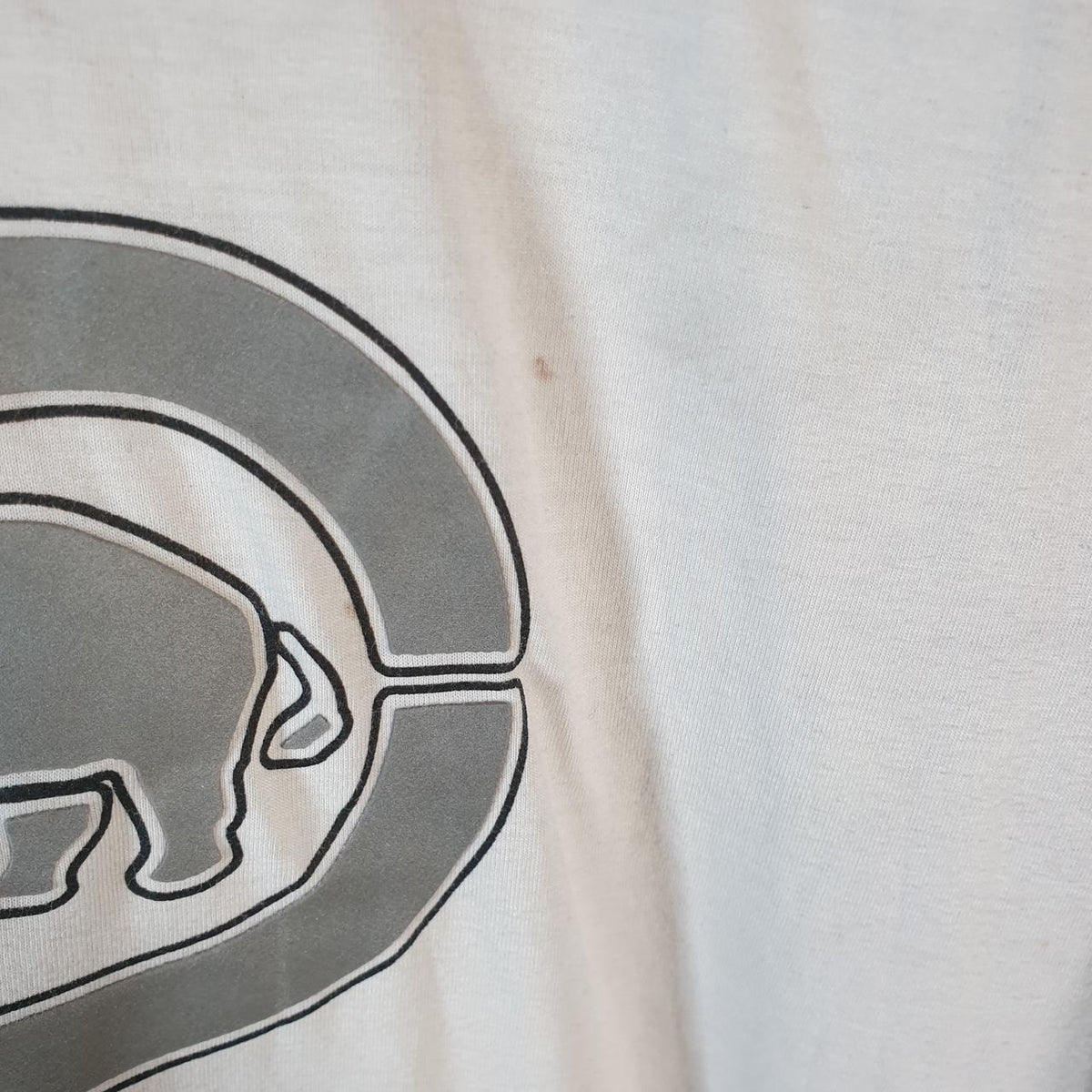 Vintage Ecko Unltd. Y2K Hooded T Shirt Men’s Medium White Spellout Logo Athletic C9950