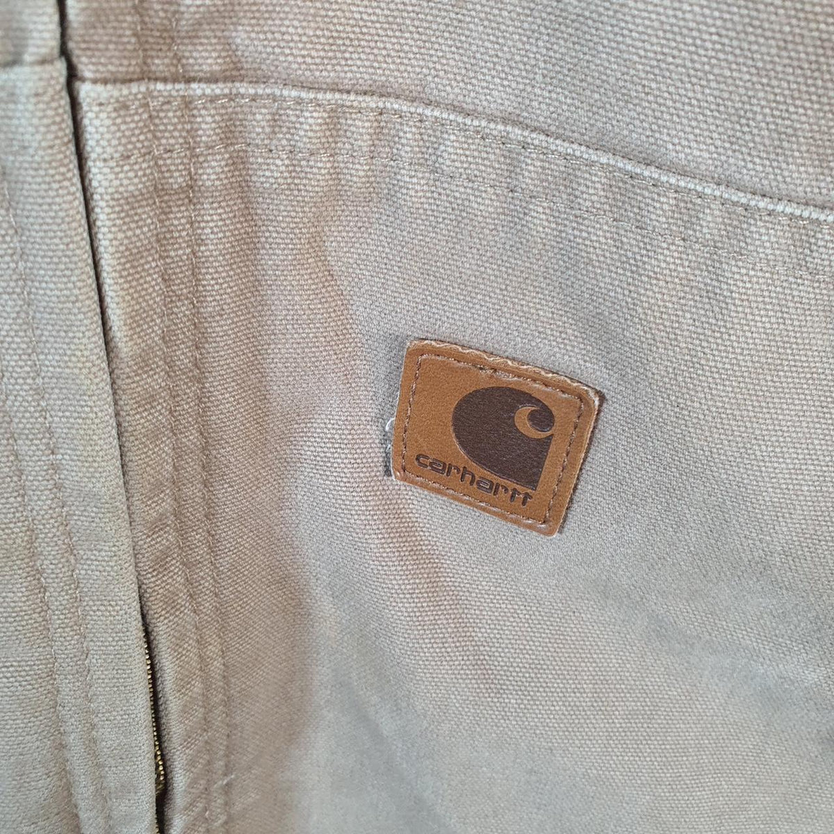 Vintage Carhartt Active Hooded Jacket Men’s XL Brown J25 SDL Workwear Canvas USA G2115