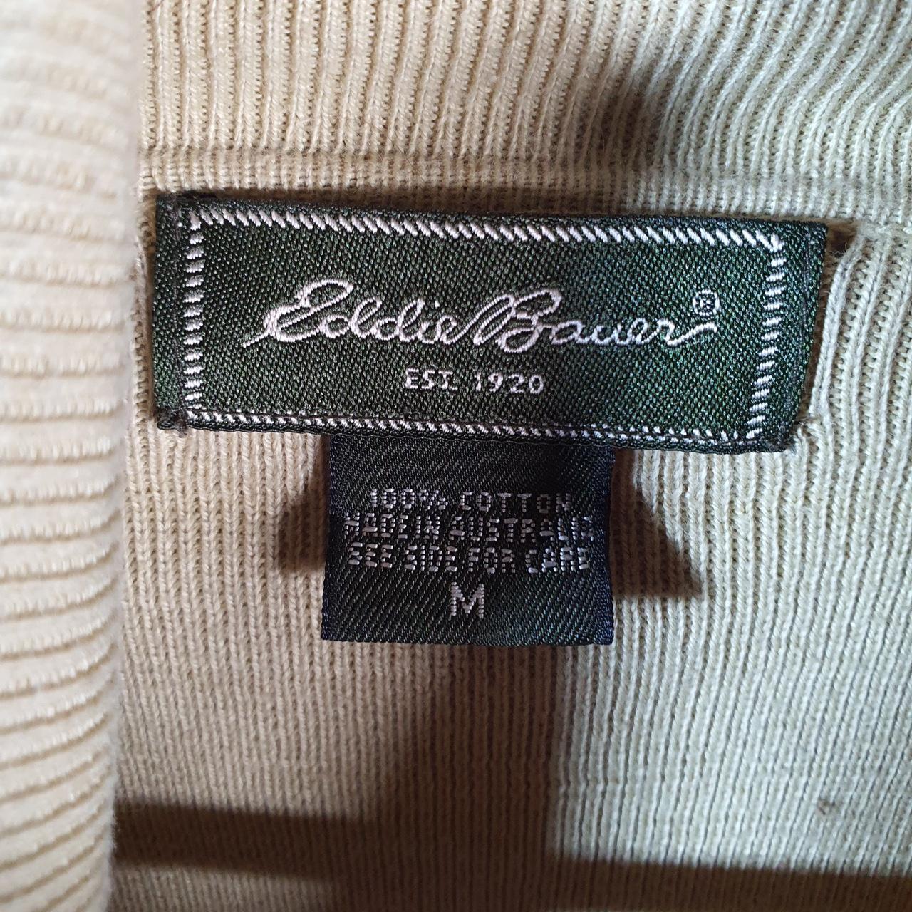 Vintage Eddie Bauer Knit Sweater Womens Medium Green Y2K Pullover Wool