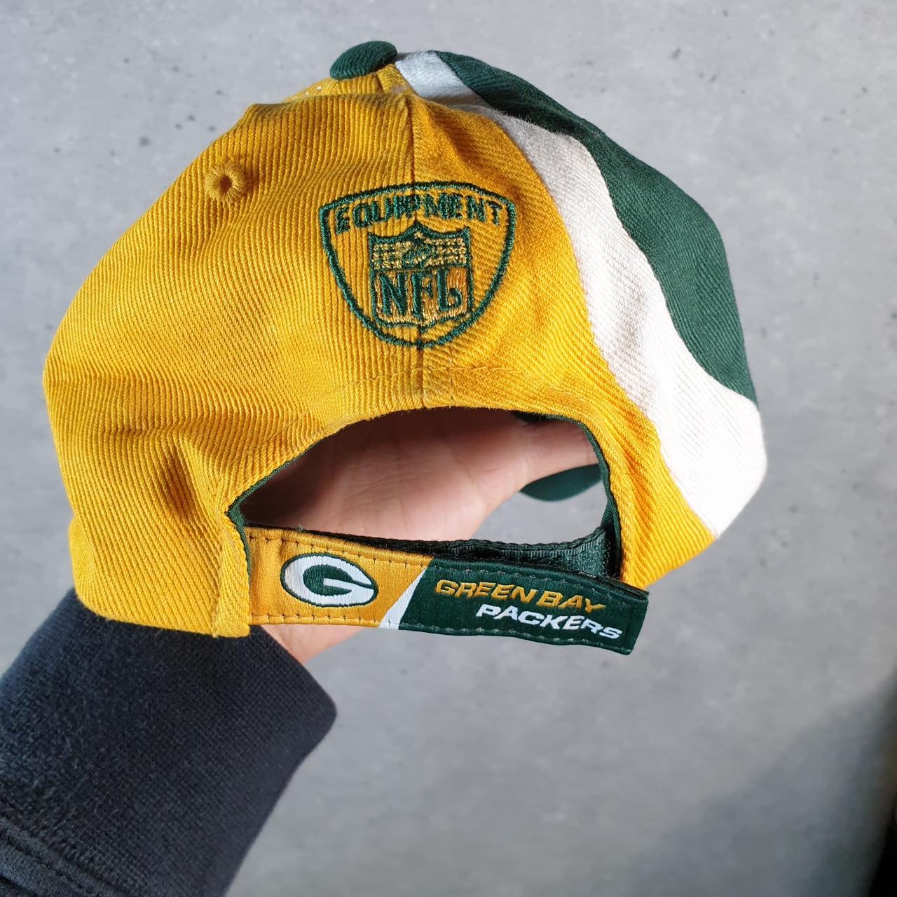 Vintage Reebok NFL Green Bay Packers Cap Men’s USA Spellout Athletic C8537