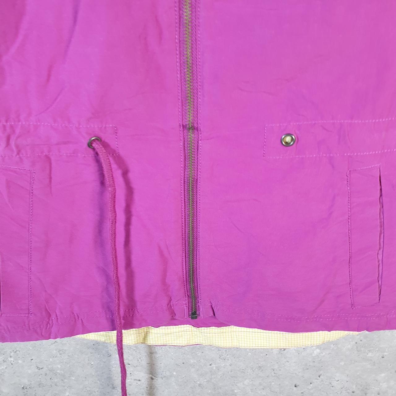 Vintage Columbia Windbreaker Gilet Track Jacket Womens Medium Pink USA Athletic
