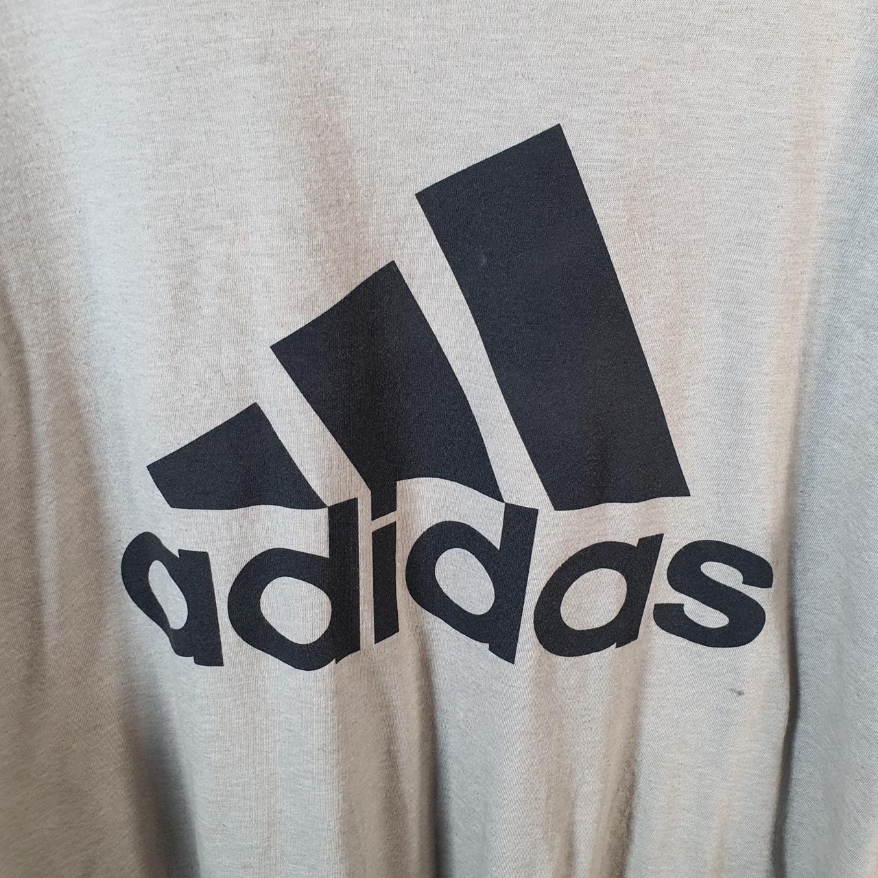 Vintage Adidas Go Tee Performance T Shirt Shirt Men’s XL Brown Three Stripes Logo Athletic
