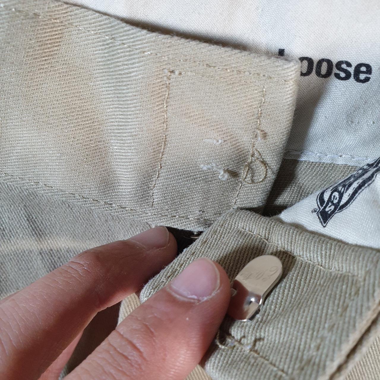 Vintage Dickies Baggy Chino Shorts Jorts Cargo Mens W36 Brown Loose Fit