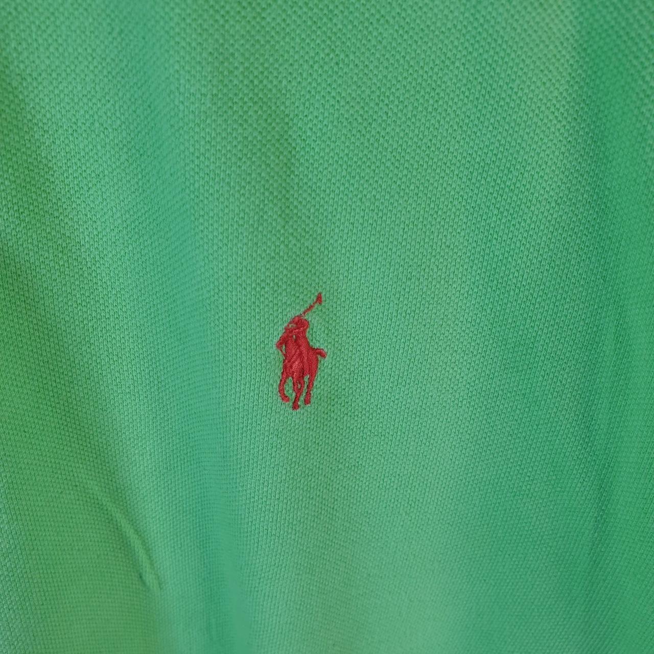 Vintage Ralph Lauren Polo Shirt Men’s Medium Green Classic Fit Embroidered Pony