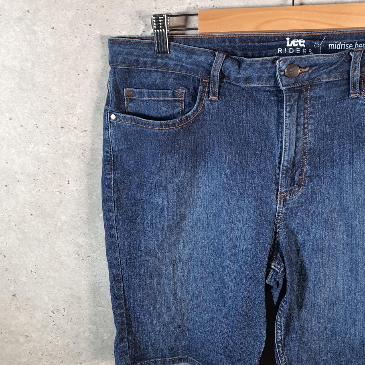 Vintage Lee Mid Rise Baggy Shorts Jorts Cargo Womens W36 Blue Relaxed Denim A4575