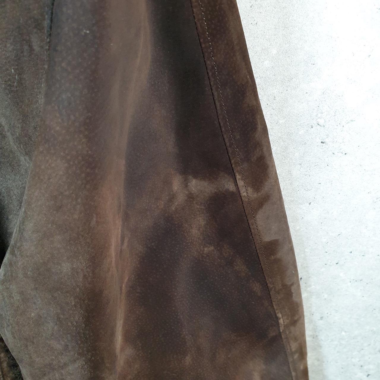 Vintage Wear Me Out Leather Suede Jacket Mens Large Brown Hunting Utility USA Coat