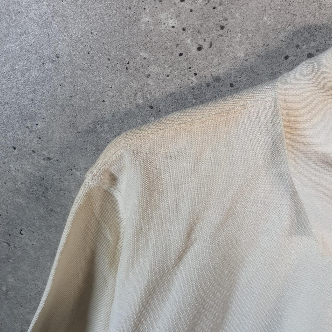 Vintage Puma Spellout Polo Shirt Men’s Large White sports Logo Athletic