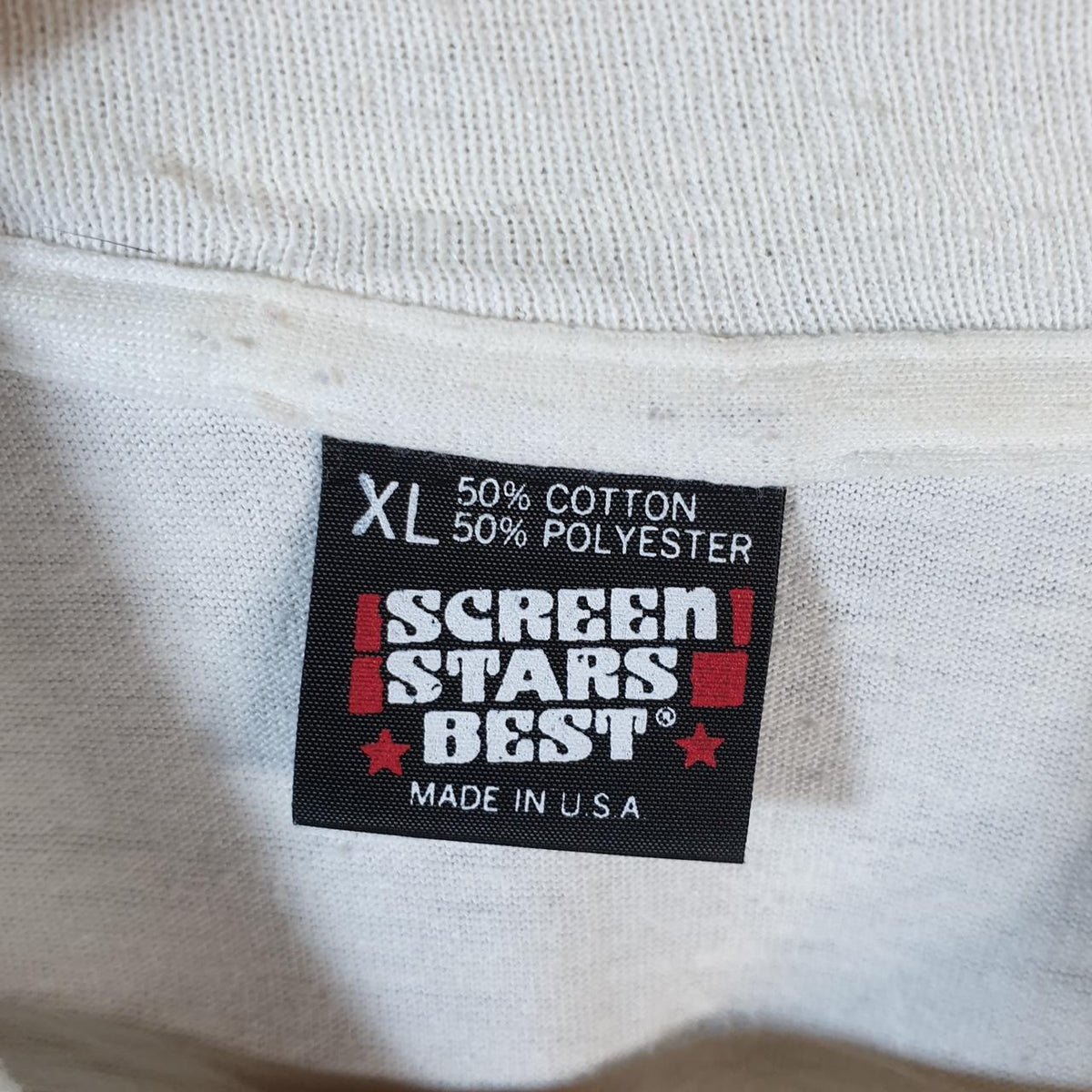 Vintage Screen Stars Survived 100th Birthday USA Single Stitch T Shirt Men’s XL White C8970