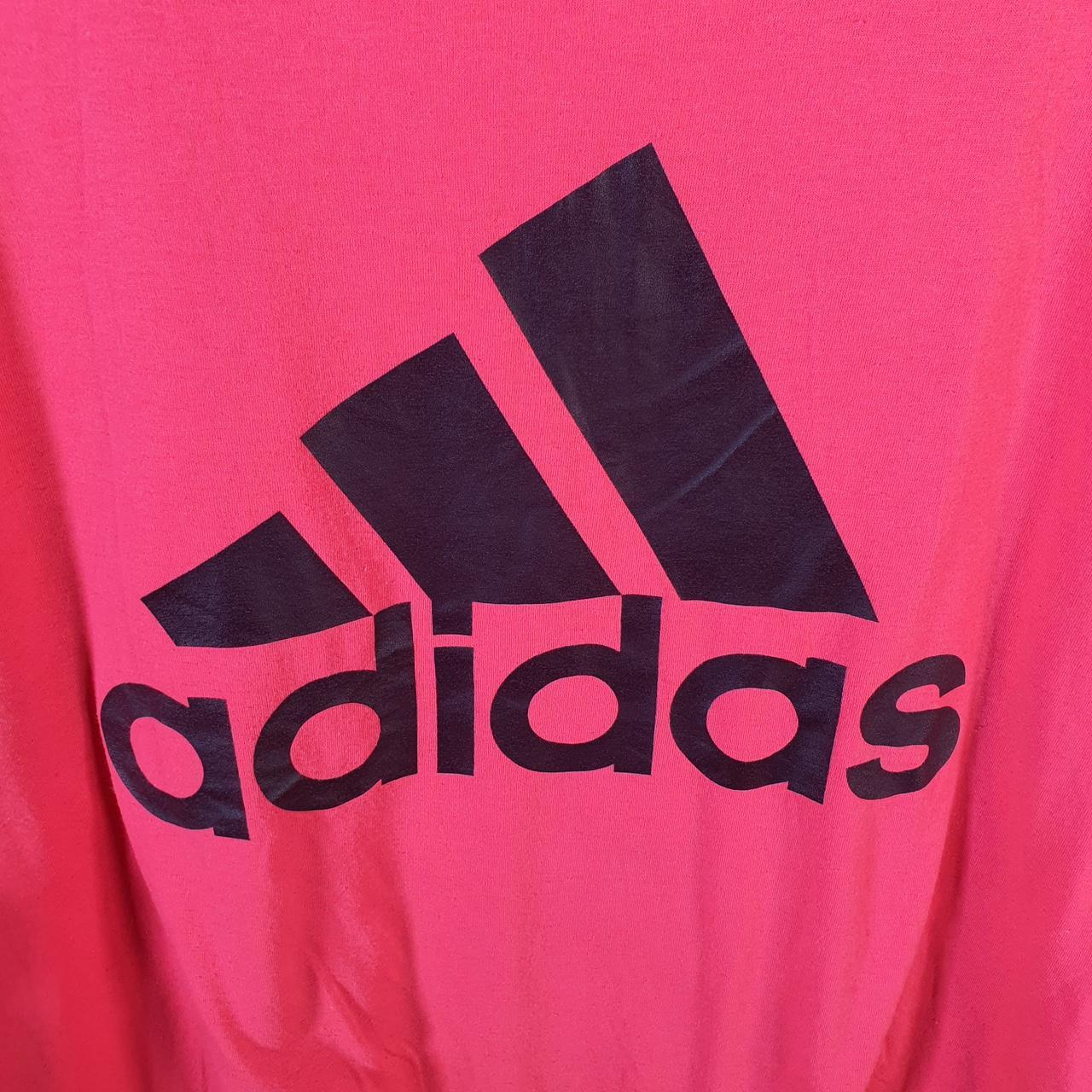 Vintage Adidas Go To Tee T Shirt Men’s XL Pink Three Stripes Logo