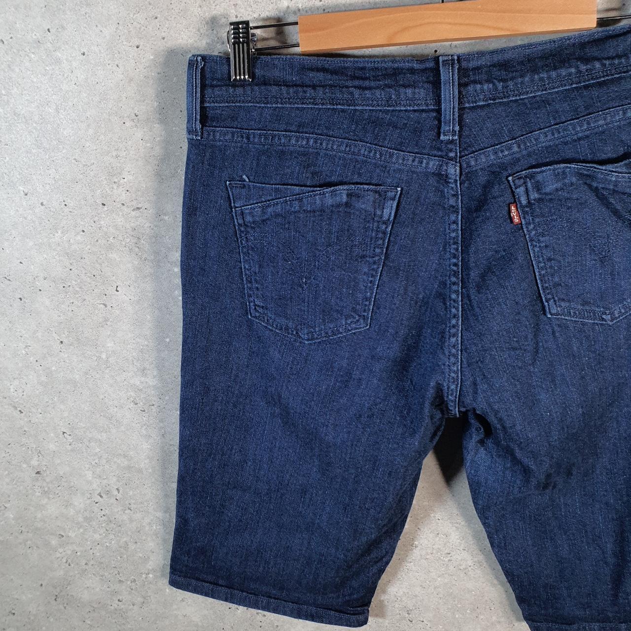 Vintage Levi’s Baggy Shorts Jorts Cargo Womens W31 Blue Relaxed Denim A5073