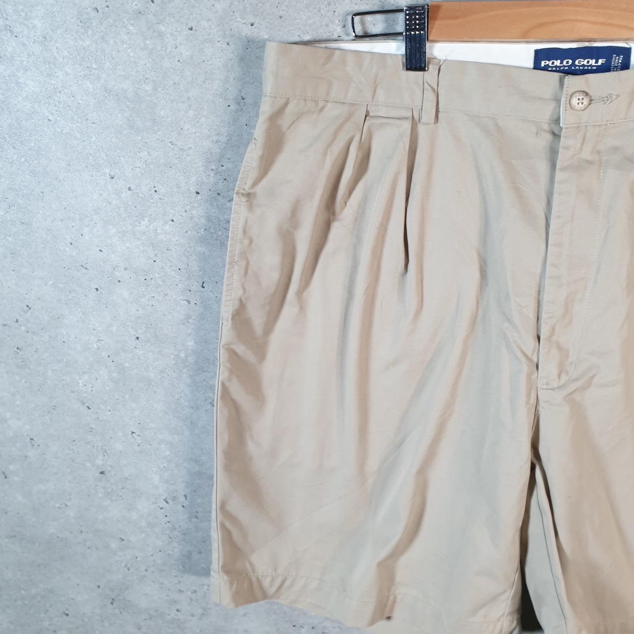 Vintage Ralph Lauren Polo Shorts Jorts Chino Cargo Men’s W40 Brown Baggy Cotton